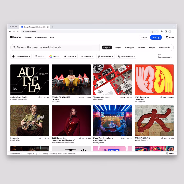 Como o Behance Ajuda Criativos a se Destacar